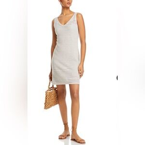 NWT-Tommy Bahama Ava Bay Crochet Dress Natural Large Resort -Beach